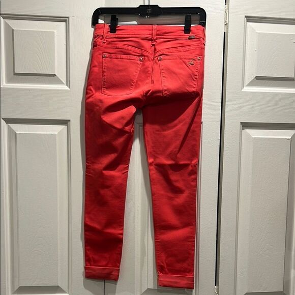 DL 1961 “Emma” Red 4 Way Stretch Legging Jeans, 26 - Picture 7 of 13